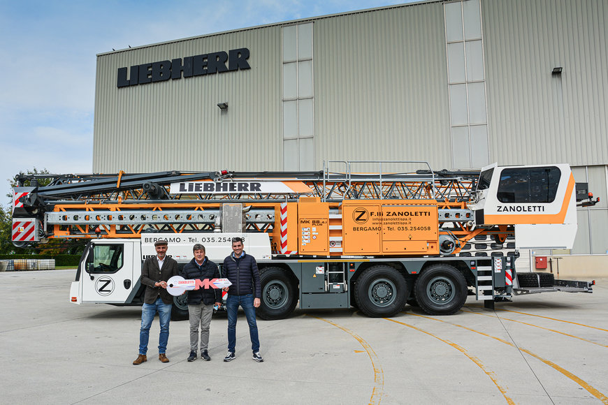 Une nouvelle MK 88-4.1 Liebherr part pour l'Italie